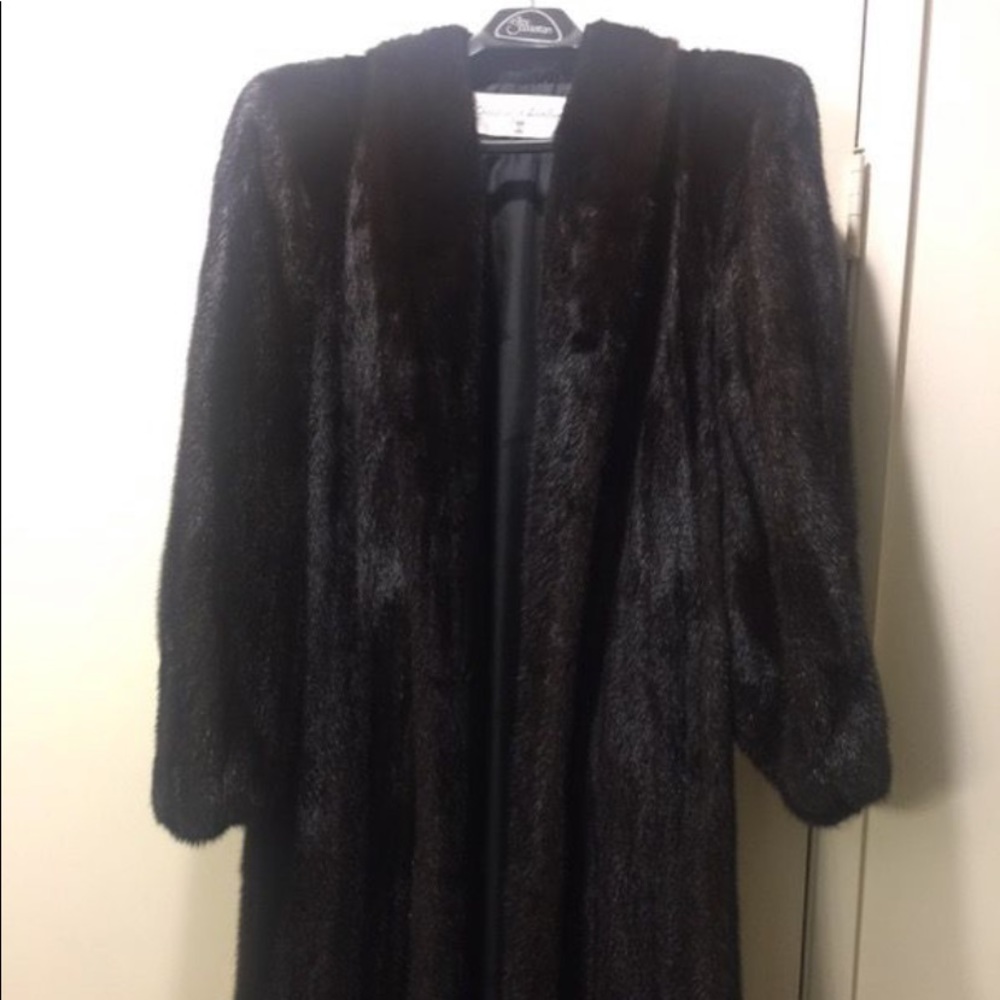 Christopher Lumfris full length mink coat